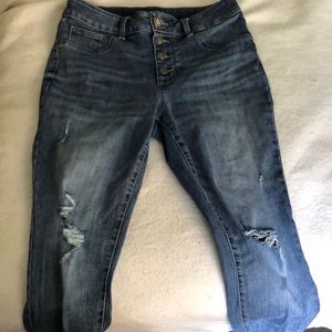 Maurices high-rise button fly jeans:p